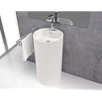 LAVABO PEDESTAL SOLID SANYCCES VISTABELLA MEDIDAS: 45×90
